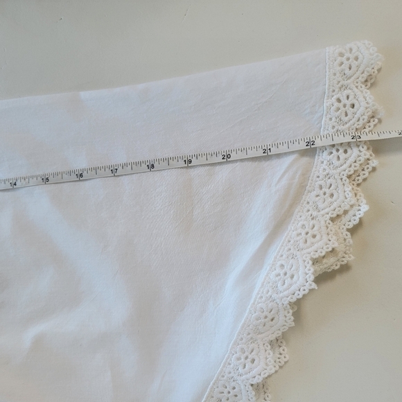 Fashion Fuse 100% Cotton Boho Peasant Blouse Size Large - Picture 7 of 9